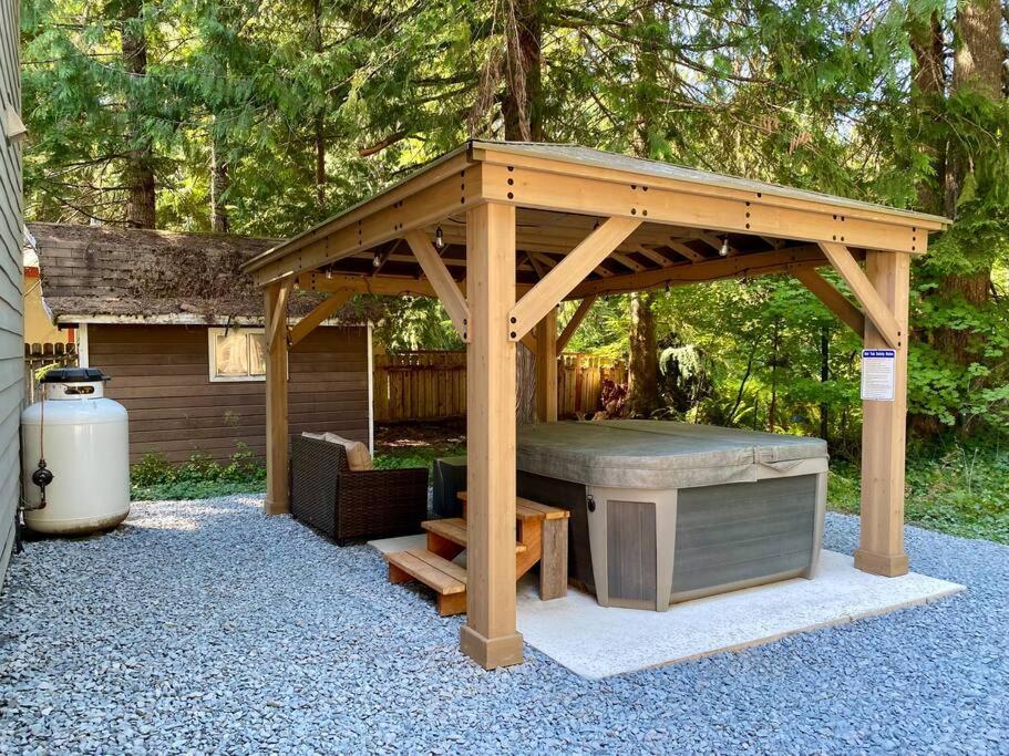 New Modern Cabin! 5Mi To Mt Rainier National Park! Hot Tub & Wifi แอชฟอร์ด ภายนอก รูปภาพ